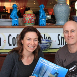 Karyn Wood from ABC Coast FM Radio & Nigel Marsh, author & underwater photographer